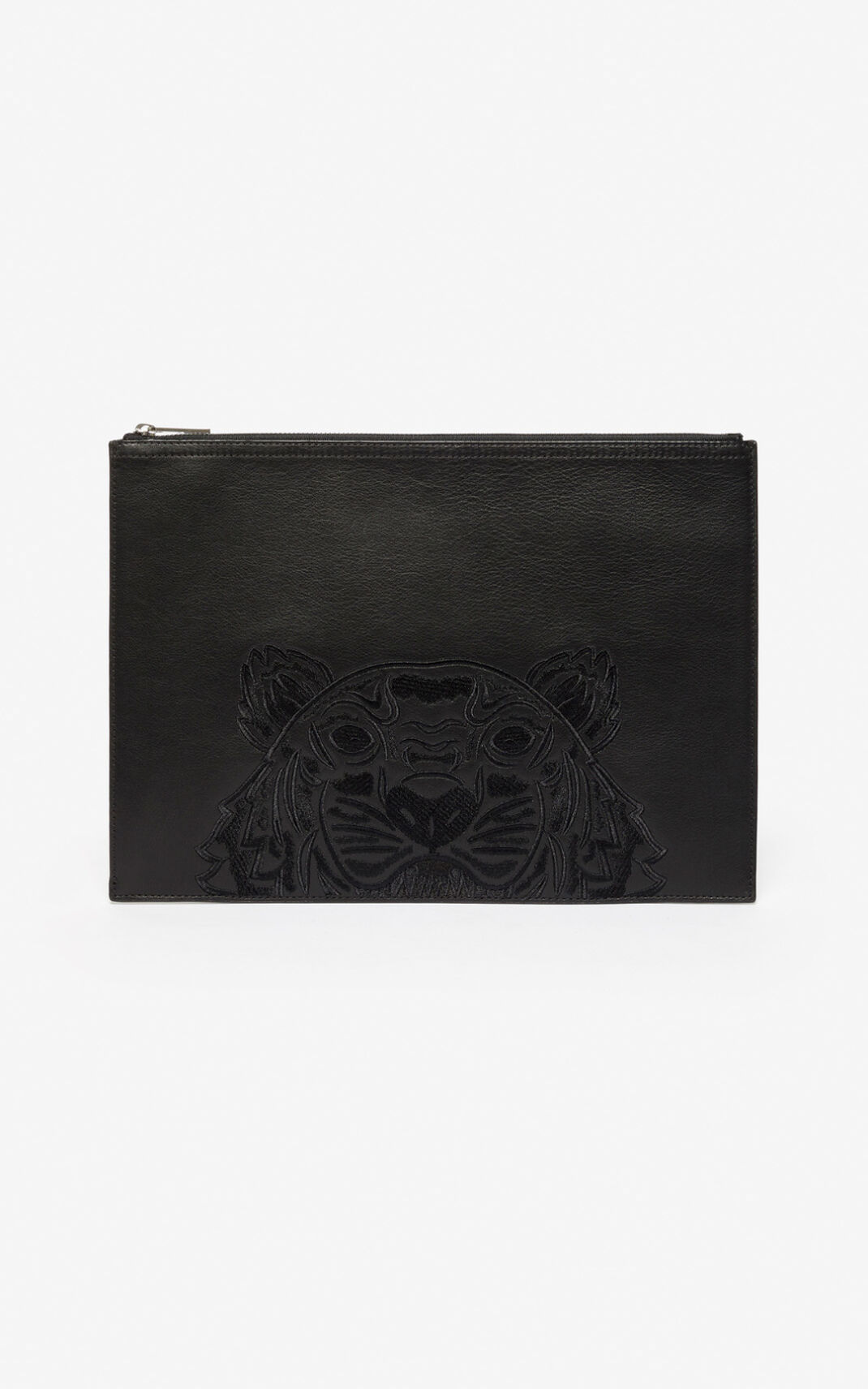 Pochette Kenzo Tiger briefcase Femme Noir | KWYE-91832